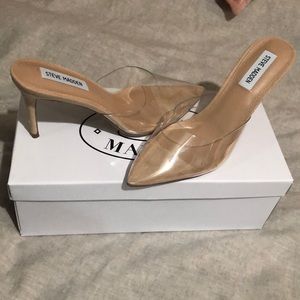Clear heels